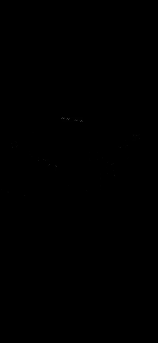 The difference between the two, magnified six times: almost entirely black.